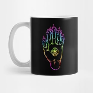 Mysterious Eye. Magic Hand Mug